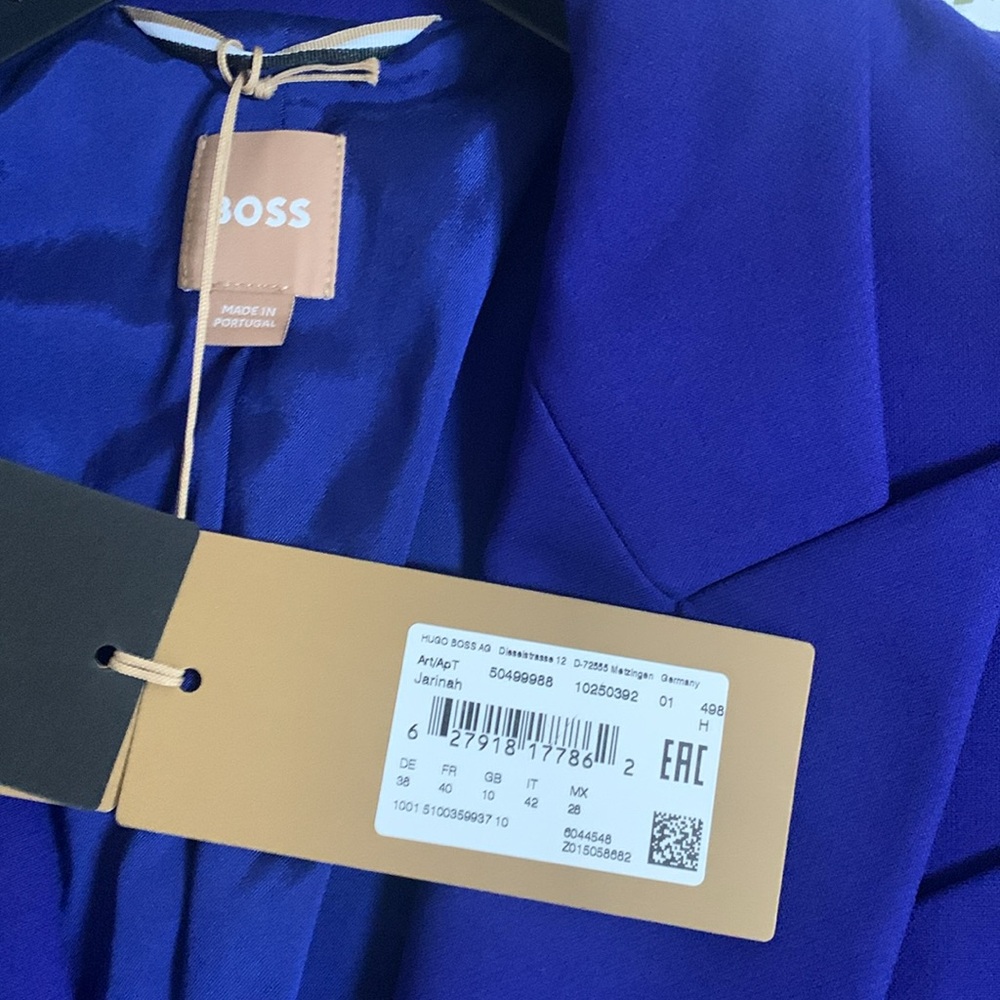 BOSS
REGULAR-FIT JACKET IN STRETCH FABRIC WITH ASYMMETRIC FRONT ‼️‼️ - Picture 10 of 11